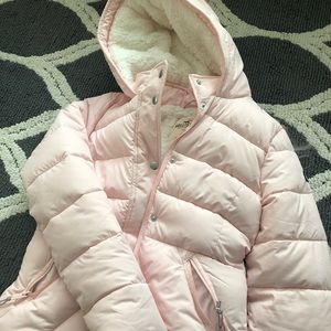 Hollister down filler coat size small